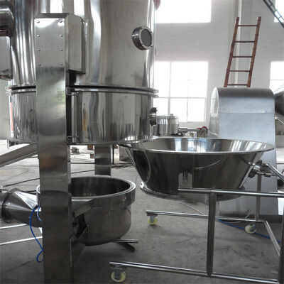 SS316 Vertical Type Small Vibrating Fluidized Bed Dryer In Pharmaceutical Laboratory