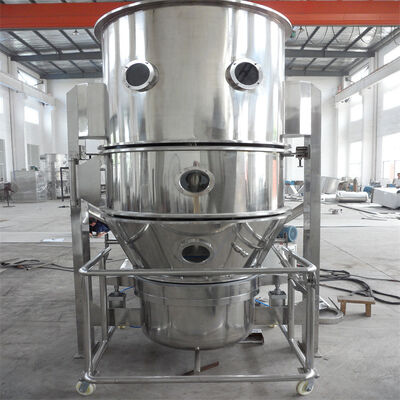 SS316 Vertical Type Small Vibrating Fluidized Bed Dryer In Pharmaceutical Laboratory