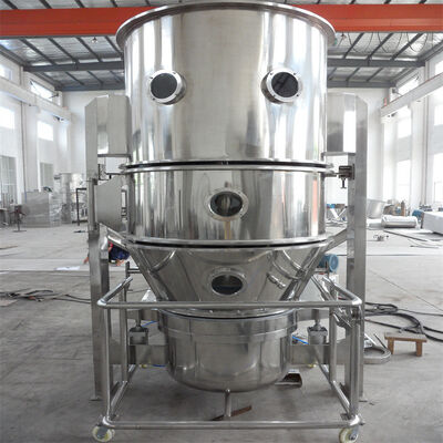 Pharmaceutical Lab Use Mini Fluid Dry Bed Granulator Vertical Fluidized Bed Dryer
