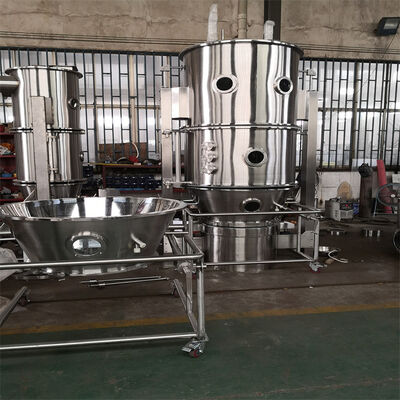 Food Fluidized Bed Granulation Process And Drying Machine Fluid Bed Dryer Processor