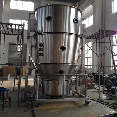 Fluid Bed Coater FBC-100 With New 0.3-0.6 Mpa Steam Pressure 40-120℃ Working Temp