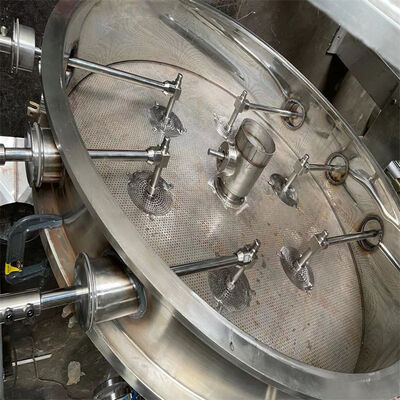 Fluid Bed Coater FBC-100 With New 0.3-0.6 Mpa Steam Pressure 40-120℃ Working Temp