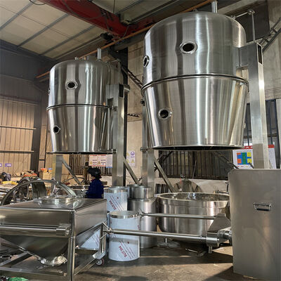 CIP Fluid Bed Granulator FBC-100 80kg Capacity 700mm Diameter For Precision Pharmaceutical Coating