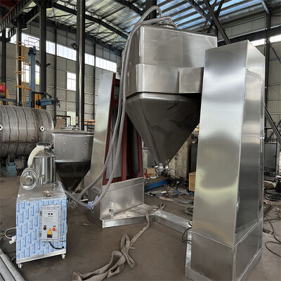 Large Scale GMP Square Cone Mixer Nutritional Supplements Mixing Machine Powder