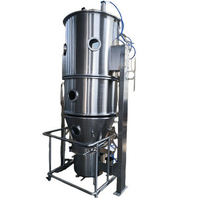 Máquina de secado de tipo vertical Secador de lecho fluidizado Proceso de recubrimiento Farmacéutico