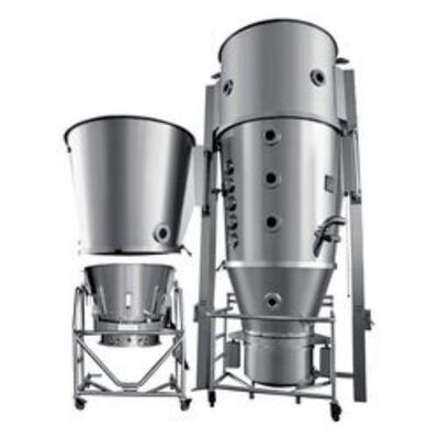FL Series Industrial Used Fluid Bed Granulator Granule Powder Material Fluid Bed Dryer
