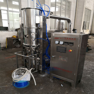 SUS304 SUS316 Fluid Bed Granulator Coater For Pharmaceutical Industry Milk Powder