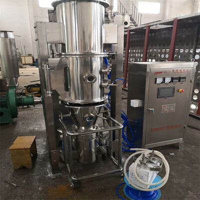10kgs Fluid Bed Granulator Coating Mix Granule Spraying Drying Fluidized Bed Spray Dryer