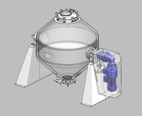 Cono de mezcla química de la licuadora del mezclador de la dirección del doble del cono del doble del polvo seco de la farmacia