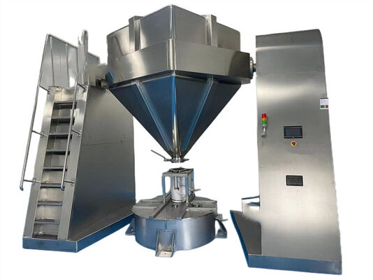 240L Pharmaceutical Chemical Square Cone Mixer Nutritional Industries Powder Mixing Machine