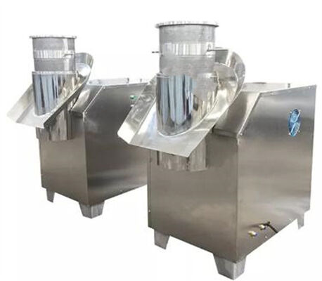 Organic Fertilizer Rotating Granulator Machine Animal Feed Pellet Extruder 400kg / H