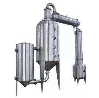 Herbal Liquid Industrial Extraction Equipment Single Double Effect Evaporator