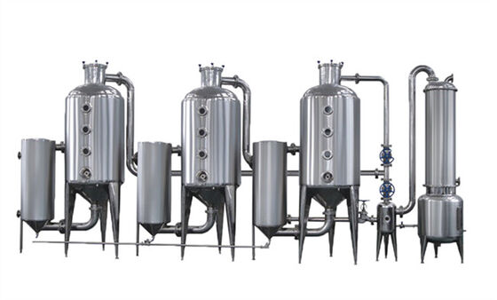 equipo industrial de la extracción del evaporador del triple efecto 83t/H para la comida farmacéutica