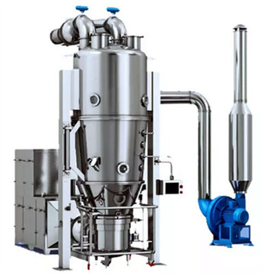 Customized Fluid Bed Dryer With 11kw Fan Power And Touch Screen Control