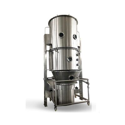 FL120 Vertical Fluid Bed Dryer Pharmaceutical Chemical Powder Machine 45 KW