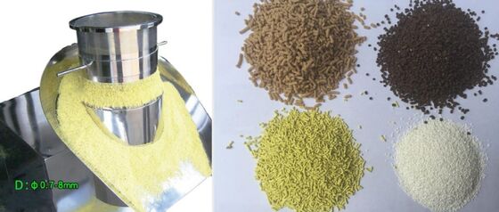 Organic Fertilizer Rotating Granulator Machine Animal Feed Pellet Extruder 400kg / H
