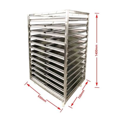 10 Stations White Exterior Hot Air Drying Oven with Double-layer Tempered Glass Door