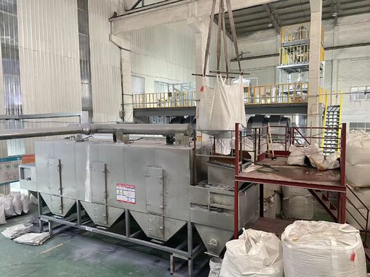 24m Chemical Drying Equipment For Polyester Continuous Mesh Belt Dryer