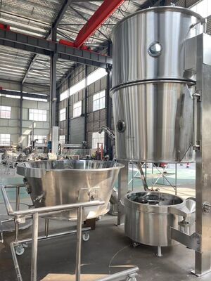 secador de la cama flúida 200kg en secador en lecho fluidificado del aparato en lecho fluidificado farmacéutico