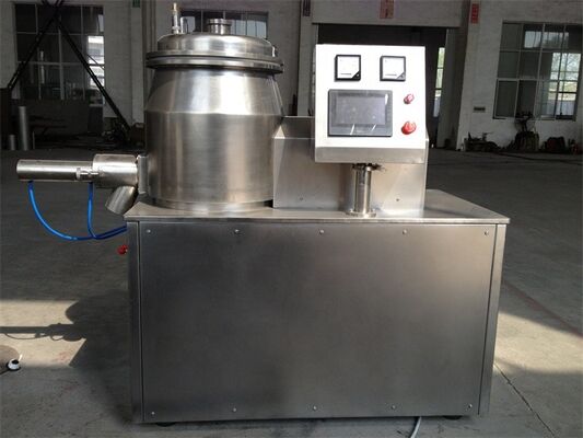 Heavy Duty Speed Mixer Granulator 400L Volume Up To 1500L Container Emergency Stop Button