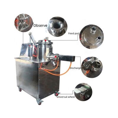 Lab Scale Wet Mixer Granulator SUS304/316L Emergency Stop Button Mixing And Granulating Machine