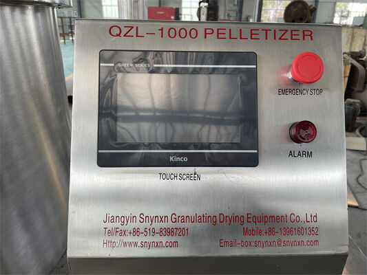 Stainless Steel Ball Granules Rotating Granulator With Cooling Water Jacket