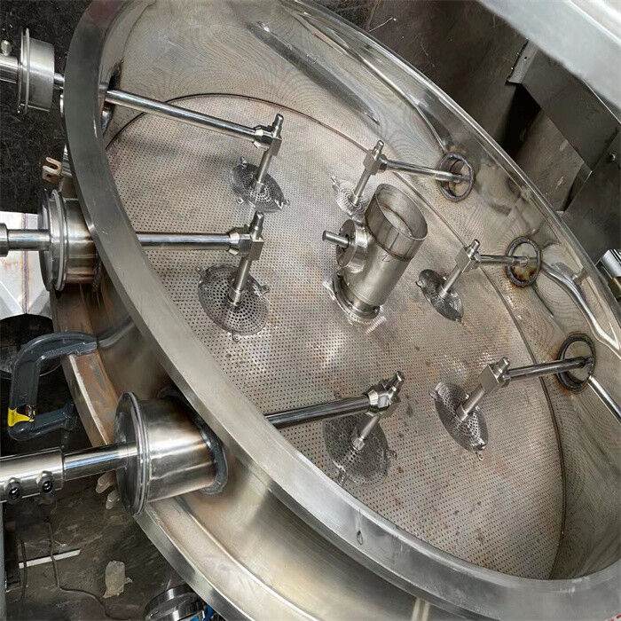 Fluid Bed Coater FBC-100 With New 0.3-0.6 Mpa Steam Pressure 40-120℃ Working Temp