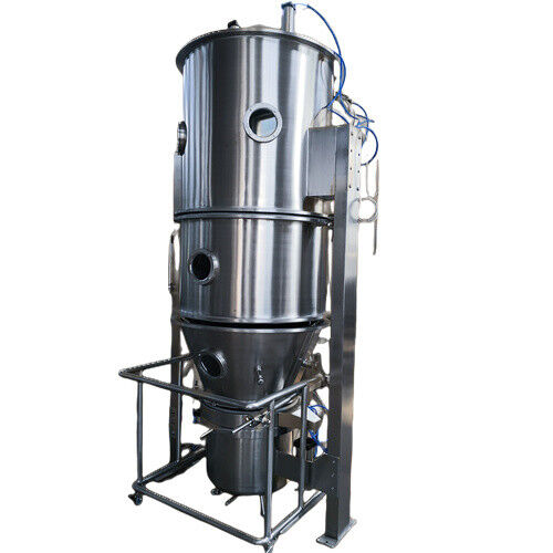 Máquina de secado de tipo vertical Secador de lecho fluidizado Proceso de recubrimiento Farmacéutico