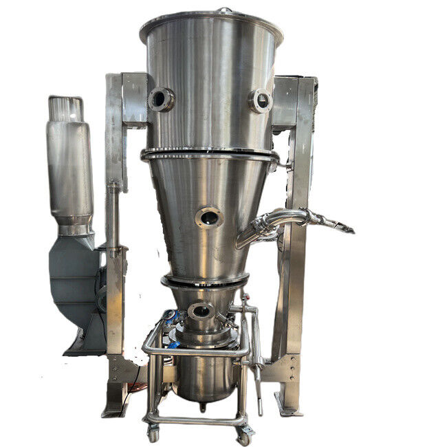 10kgs Fluid Bed Granulator Coating Mix Granule Spraying Drying Fluidized Bed Spray Dryer
