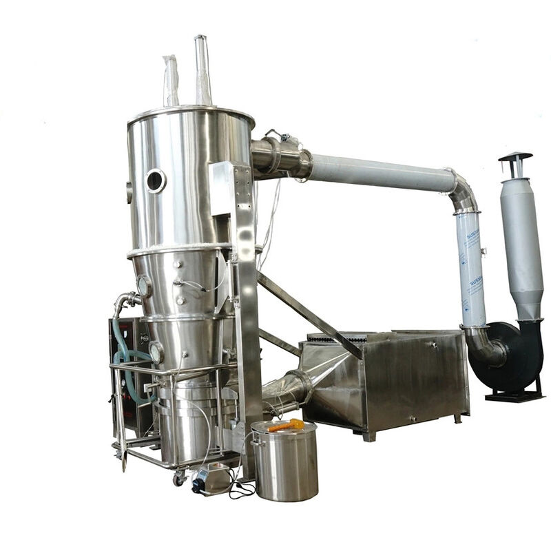 FL Vertical Fluid Bed Granulator 160KGS Pharmaceutical Spray Granulating Machine
