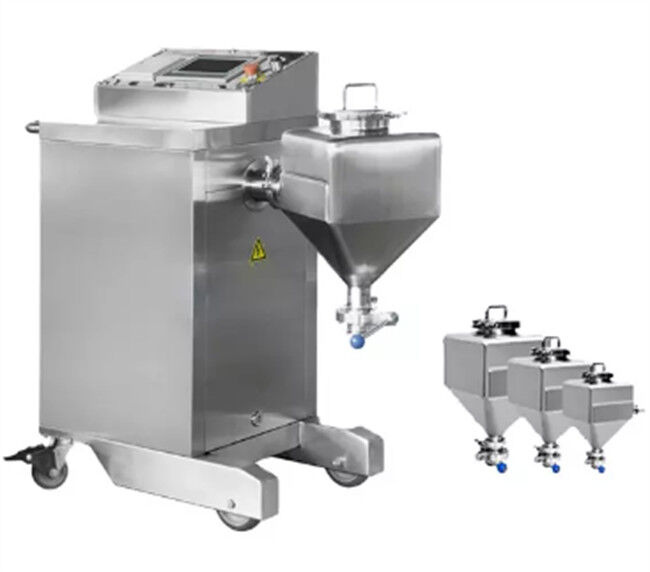 Laboratory Lab Scale Mini IBC Bin Blender Machine HTD Series Powder Mixer Machine