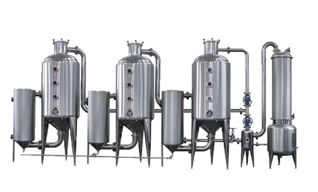 equipo industrial de la extracción del evaporador del triple efecto 83t/H para la comida farmacéutica
