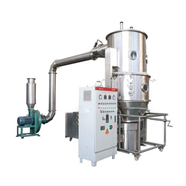 300KG Fluid Bed Dryer Stainless Steel Vertical Batch Type Fbd Pharma Machine